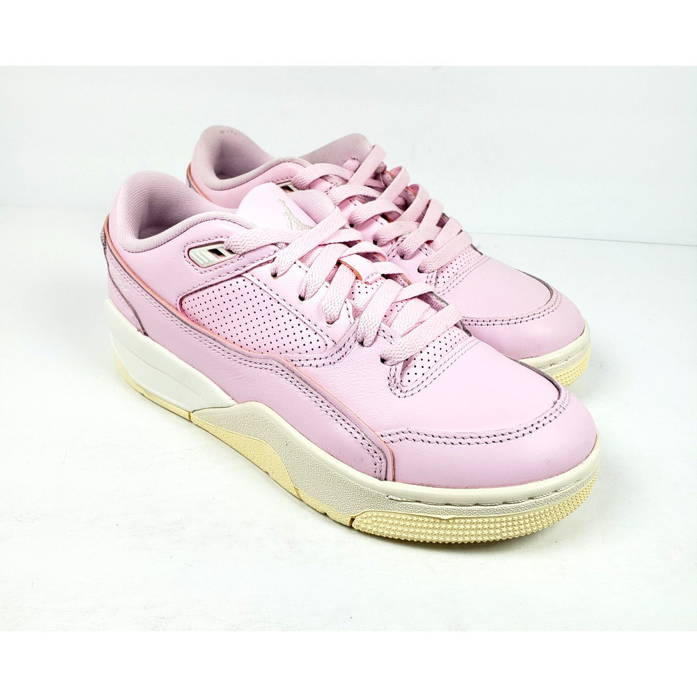 Nike Air Jordan Flight Court Girls Sz 5Y Womens Sz 6.5 Pink Foam Sail Shoes